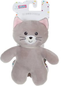 Peluche Chat Gris PtiDoux - 20 cm