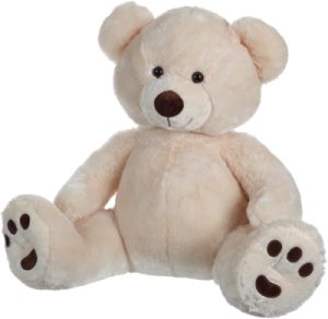 Peluche Ours Patachon Crème - 120 cm