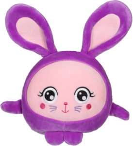 Peluche Squishimals Lapin Becky Violet 32 cm