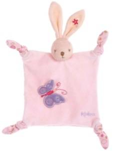 Doudou Lapinou Carré Lilirose