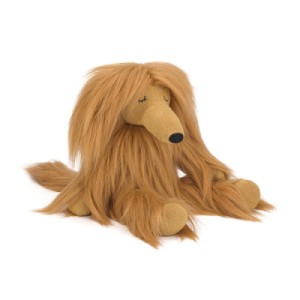 Peluche Lévrier Afghan - 42 cm