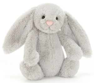 Peluche Lapin Bashfuls Gris Medium