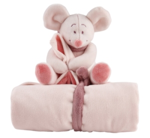 Doudou Couverture Souris Mia