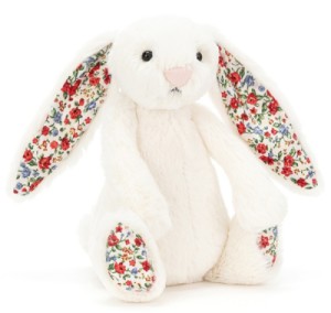 Peluche Lapin Crème Blossom - 18 cm