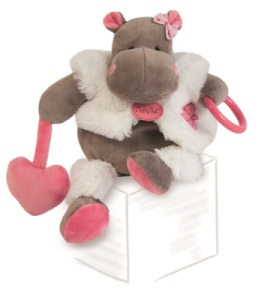 Peluche Pantin Activités Hippopotame Zoé - 25 cm