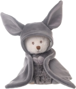 Peluche Ours Ziggy Chauve Souris - 12 cm