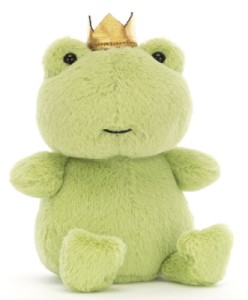 Peluche Petite Grenouille Croaker Verte - 12 cm