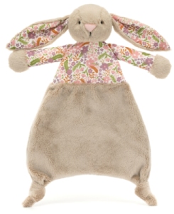 Doudou Lapin Beige Petal Blossom Bashful Comforter