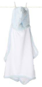 Cape de Bain Bleu Chenille