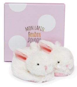 Chaussons Lapin Bonbon Rose