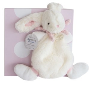 Doudou Lapin Bonbon Rose