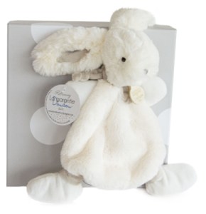 Doudou Lapin Bonbon Taupe