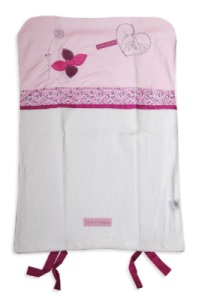 Housse de Matelas à Langer Lapin Cerise - 50x75 cm