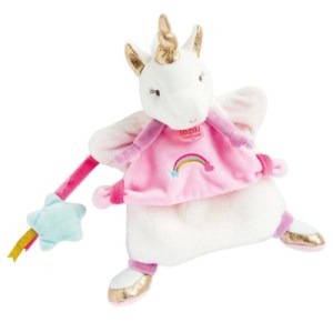 Doudou Marionnette Licorne Lucie