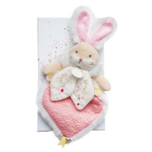 Doudou Lapin Rose Lapin de Sucre