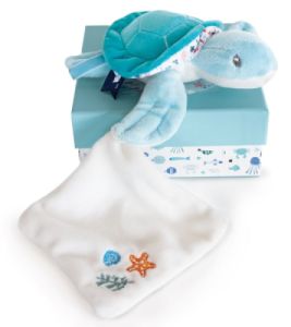 Peluche Tortue Amande et Doudou Sous Ocean