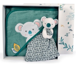 Coffret Cape de Bain et Doudou Koala Yoca