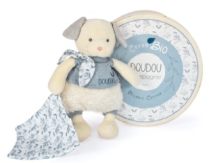 Peluche Chien Bleu Botanic Bio