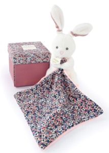 Peluche Pantin Lapin Rose Bohaime