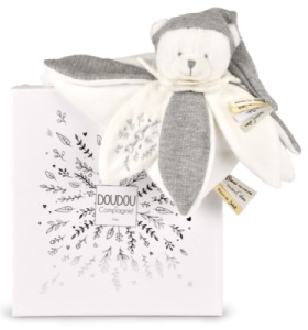 Doudou Ours Argent Collector Anniversaire 25 ans