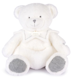 Peluche Pantin Ours Gris Anniversaire 25 ans