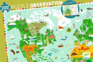 Puzzle Observation Tour du Monde 200 pièces