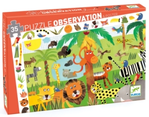 Puzzle Observation La jungle