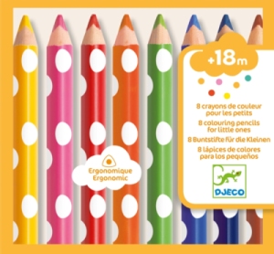 8 Crayons de couleur