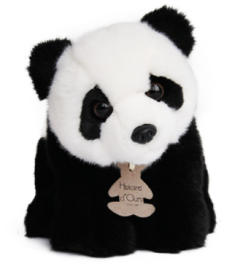 Peluche Panda Les Authentiques - 20 cm