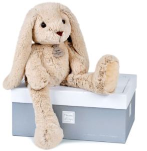 Peluche Lapin Beige les Copains Câlins - 50 cm