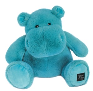 Peluche Hippo Hip United Vert Emeraude - 40 cm