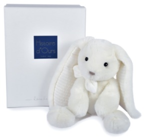 Peluche Lapin Blanc Pretty Chic - 30 cm