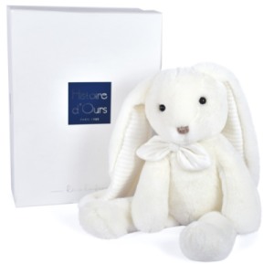 Peluche Lapin Blanc Pretty Chic - 40 cm