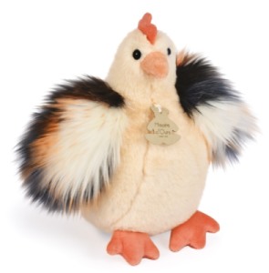 Peluche Poule Beige Les Poulettes