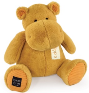 Peluche Hippo Ocre - 40 cm