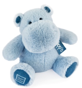 Peluche Hippo Blue Jeans - 25 cm