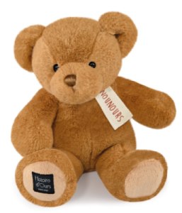 Peluche Ours Noisette Le Nounours - 28 cm