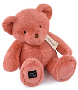 Peluche Ours Rose Praline Le Nounours - 40 cm