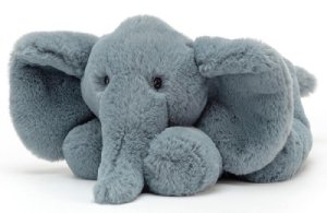 Peluche Eléphant Huggady - 22 cm