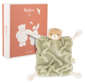Doudou Ours Vert Intemporel