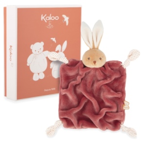Doudou Lapin Bordeaux Intemporel