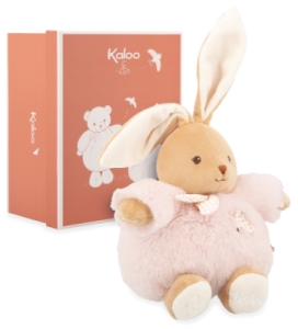 Peluche Patapouf Lapin Rose Intemporel -17 cm