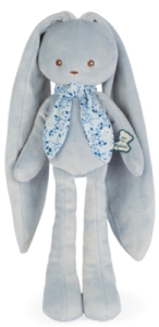 Peluche Pantin Lapin Bleu Lapinoo 35 cm