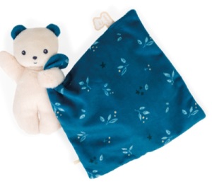 Doudou Ours Noctambule Carré Douceur