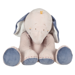 Grande Peluche Elephant Bao - 80 cm