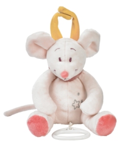 Peluche Musicale Souris Mia 21cm