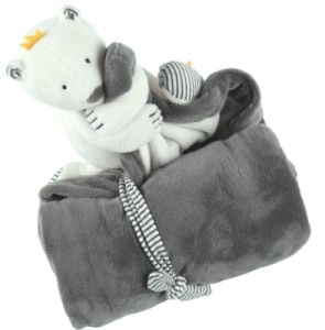 Doudou Couverture Ours Polaire Sam Timeless