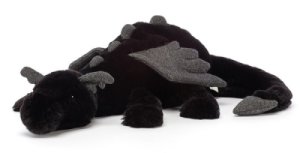 Peluche Dragon Onyx - 50 cm