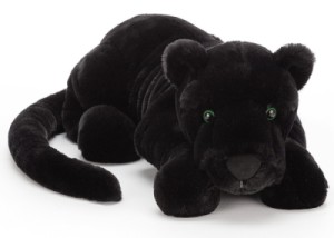 Peluche Panthère Noire Paris - 46 cm