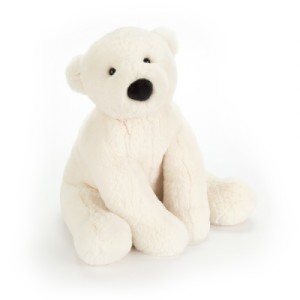 Peluche Ours Polaire Perry - 28 cm